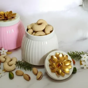 decorative multicolor dry fruit container for wedding return gifts
